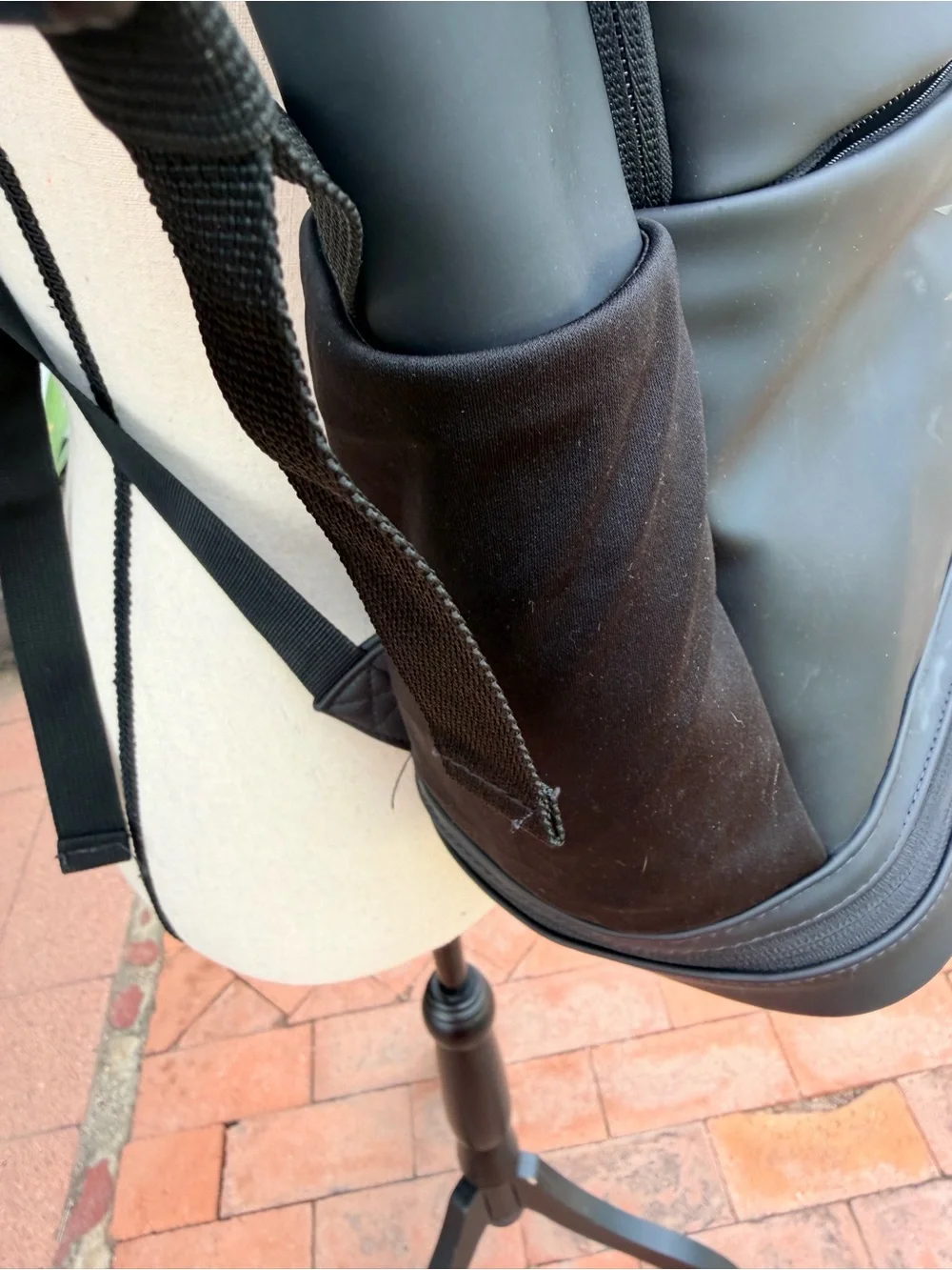 Gymshark Black Roll-Top Backpack-like new!!!